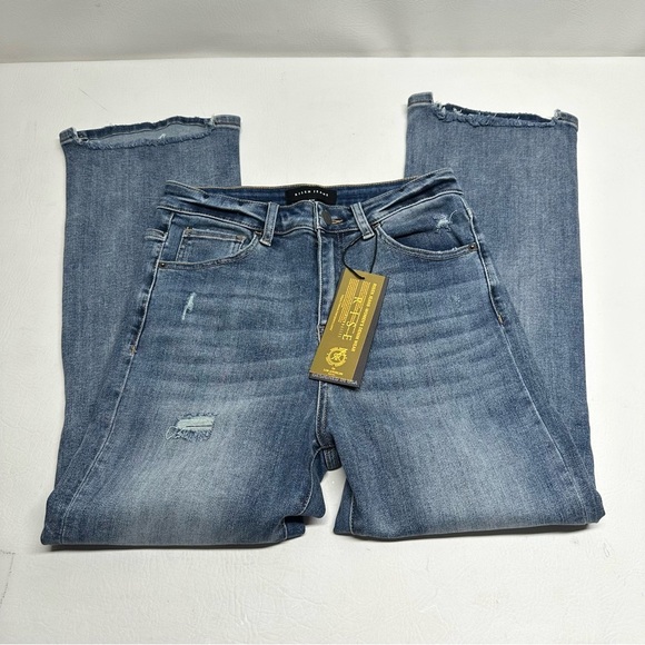 RISEN JEANS WOMENS WASHED NWT SIZE 9/29 cropped - Picture 10 of 11